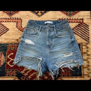 ZARA denim mom jeans